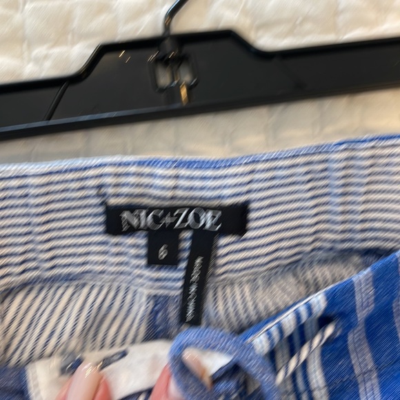 Nic+Zoe Linen/Rayon blend striped pant - Picture 5 of 13